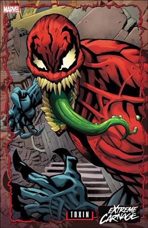 Extreme Carnage: Toxin issue 1-B Jeff Johnson Connecting Trading Card Cover