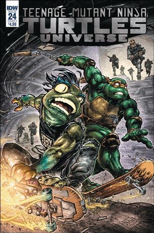 Teenage Mutant Ninja Turtles Universe issue 24 Freddie E. Williams II Cover