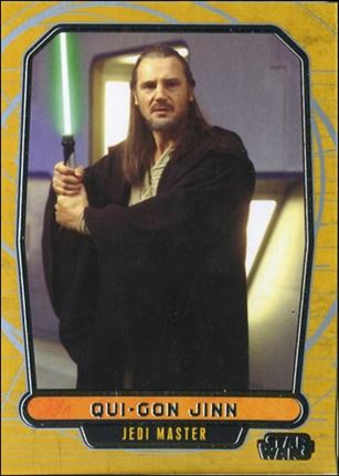 Star Wars Galactic Files (Base Set) card 2 Qui-Gon Jinn Jedi Master