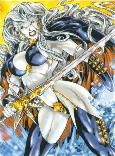 Lady Death and the Women of Chaos!: Love Bites (Base Set) card 28 Dark Millennium Preview Book