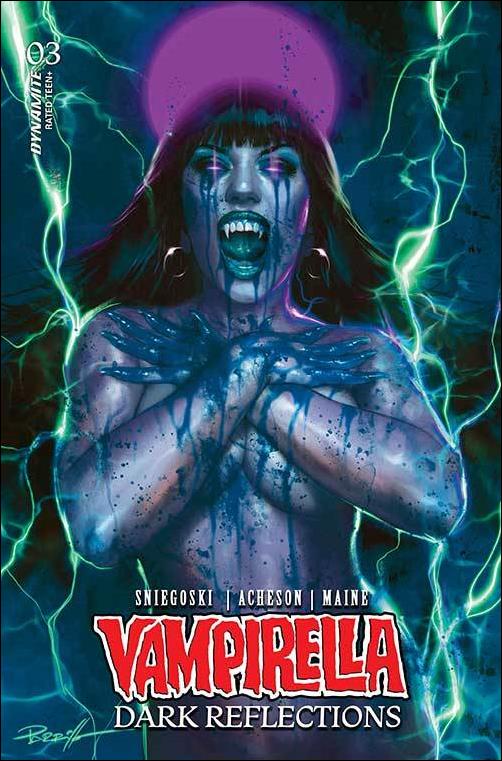 Vampirella: Dark Reflections issue 3-N Lucio Parrillo Ultraviolet Cardstock Cover