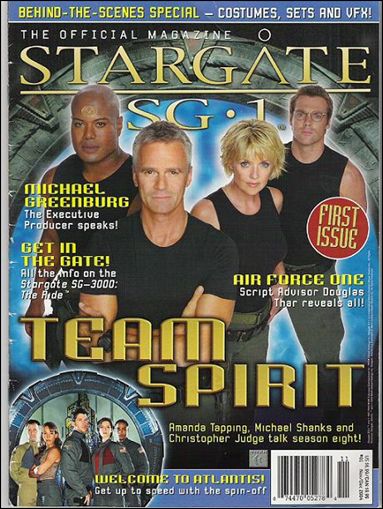 Stargate SG-1/Atlantis The Official Magazine issue 1 Team Spirit