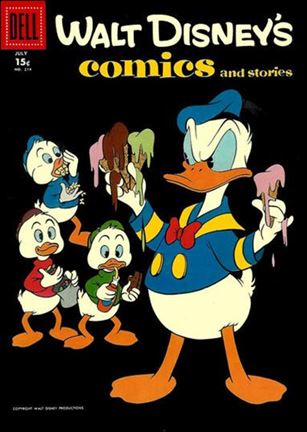 Walt Disney's Comics and Stories (1940) issue 214-B 15 Cent Price Cover