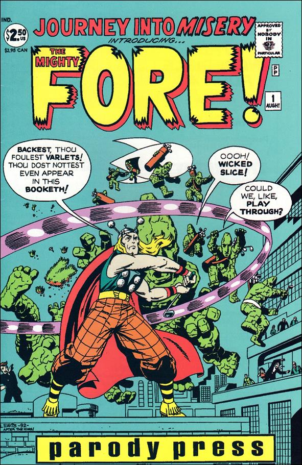 Incredible Punk/The Mighty Fore issue 1-B Mighty Fore Cover