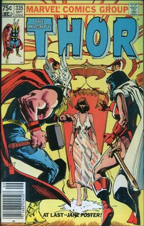 Thor (1966) issue 335-B Canadian Price Cover