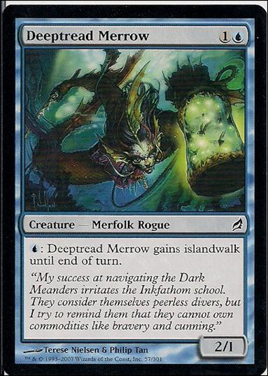 Magic the Gathering: Lorwyn (Base Set) card 57 Deeptread Merrow
