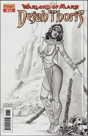 Warlord of Mars: Dejah Thoris issue 17-D Fabiano Neves 1:20 Black & White Cover