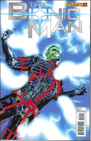 Bionic Man issue 21 Mike Mayhew Cover