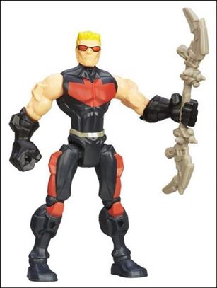 Marvel Super Hero Mashers figure 3-B Hawkeye Loose