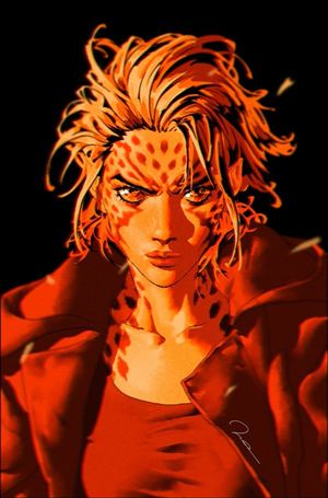 Cheetah and Cheshire Rob the Justice League issue 1-B Gerald Parel Cardstock Cover