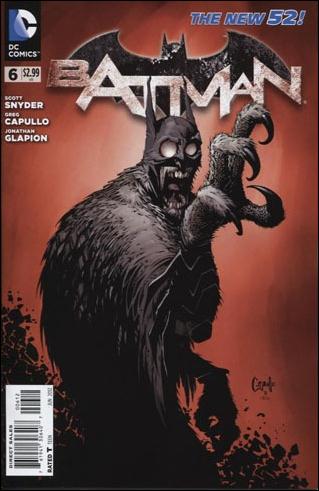 Batman (2011) issue 6-F Greg Capullo Red Cover (2nd Printing)