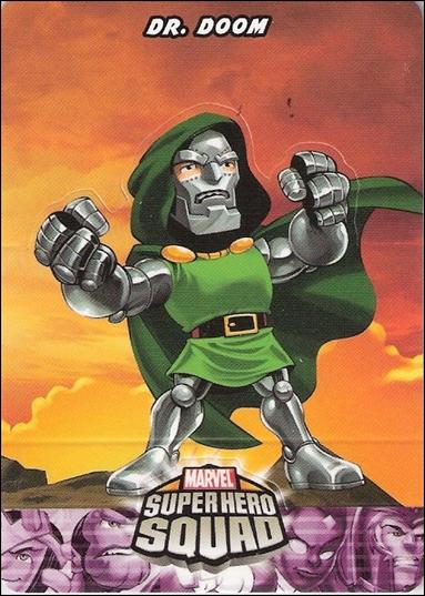 Marvel Super Hero Squad (Pop-Up Subset) card 7 Dr. Doom