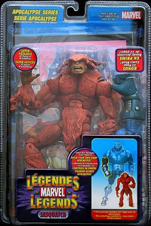 Marvel Legends (Apocalypse Series) figure 6-B Sasquatch (Orange Fur) (Canada)
