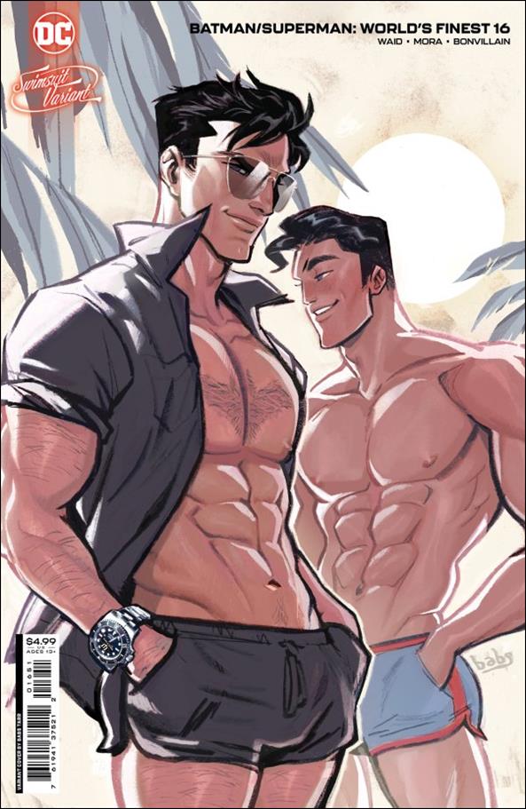 Batman/Superman: World's Finest issue 16-D Babs Tarr Swimsuit Cardstock Cover