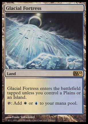 Magic the Gathering: 2010 Core Set (Base Set) card 226 Glacial Fortress