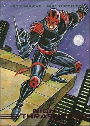 1993 Marvel Masterpieces (Base Set) card 78 Night Thrasher