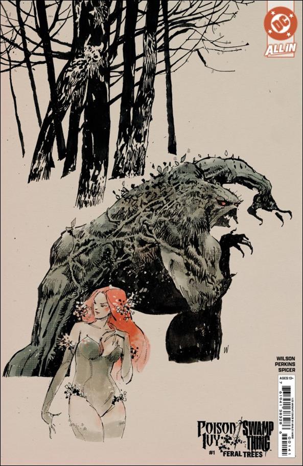 Poison Ivy / Swamp Thing: Feral Trees issue 1-D Ashley Wood 1:25 Cardstock Cover