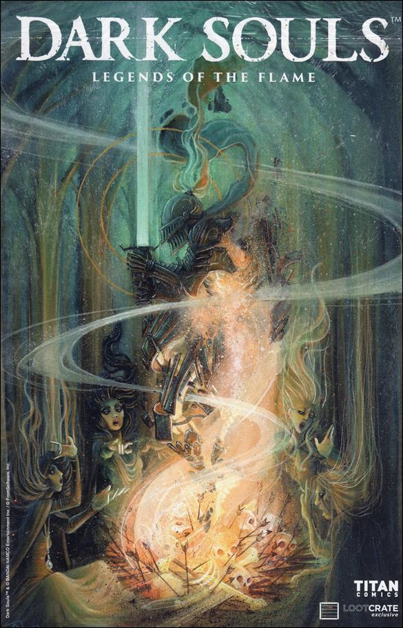 Dark Souls:  Legends of the Flame issue 1-C Polybagged Loot Crate Cover