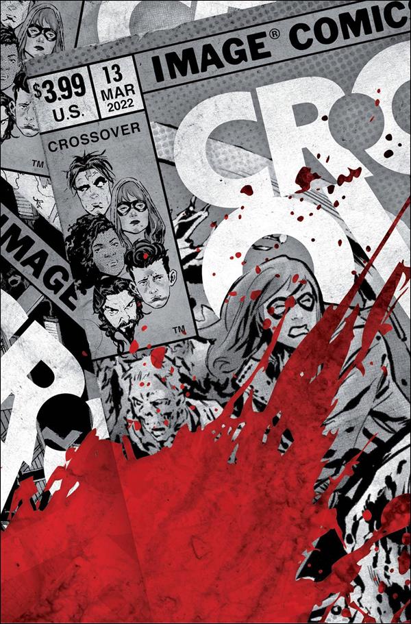 Crossover (2020) issue 13-D Geoff Shaw 1:50 Spot Color Cover