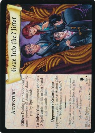 Harry Potter: Quidditch Cup (Base Set) card 6 Gaze Into the Mirror