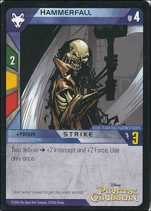 Pirates of the Caribbean - Dead Man's Chest (Base Set) card PDC028 Hammerfall