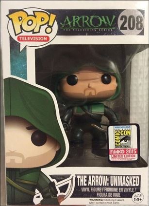 POP! Television figure 208 The Arrow: Unmasked SDCC 2015