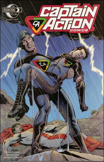 Captain Action Comics issue 4 Dick Giordano "Modern" Cover