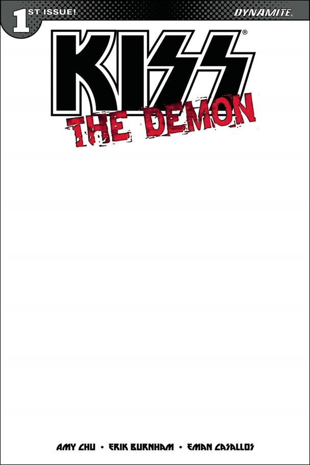 KISS: The Demon issue 1-I Blank Authentix Cover
