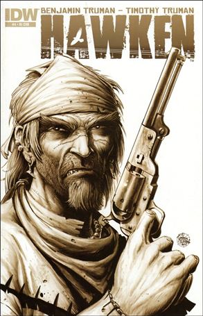 Hawken issue 4-B Timothy Truman 1:10 Cover
