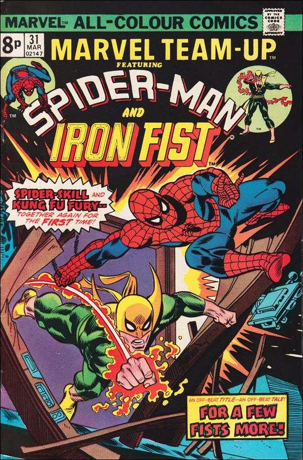 Marvel Team-Up (1972) issue 31-B UK Price Cover