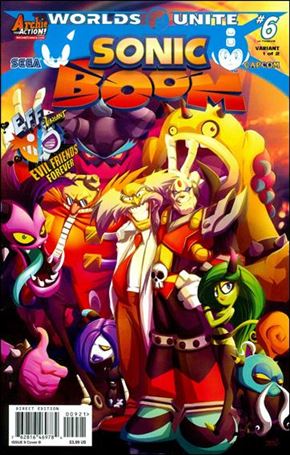 Sonic Boom issue 9-B Brent McCarthy Cover