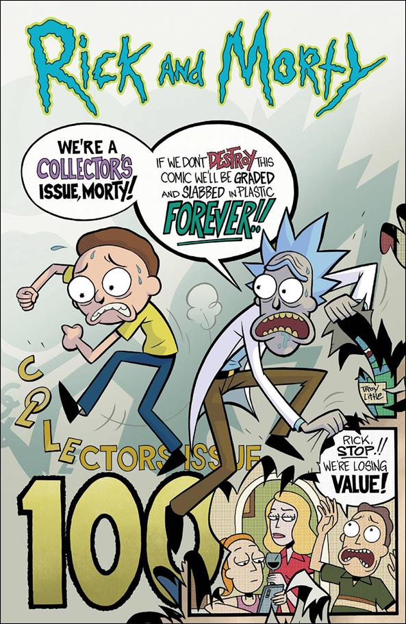 Rick and Morty (2015) issue 100 Troy Little Cover