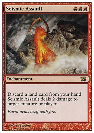 Magic the Gathering: 8th Edition (Base Set) card 219 Seismic Assault