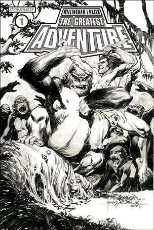 Greatest Adventure issue 1-G Rags Morales 1:20 Black and White Cover