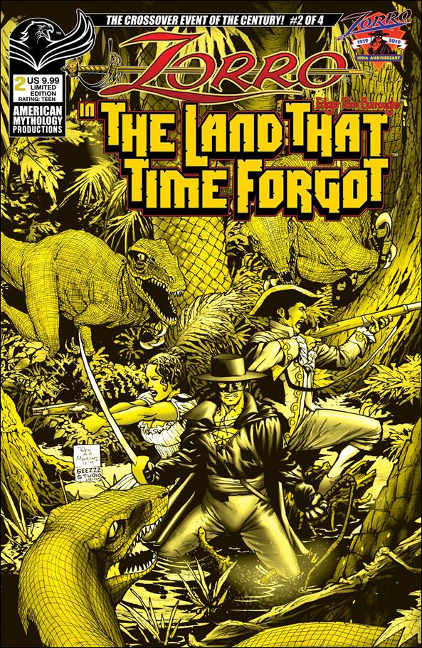 Zorro in the Land That Time Forgot issue 2-B Limited Edition Cover 1/350