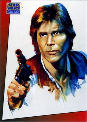 Star Wars Galaxy: Series 1 (Promo) card I Han Solo