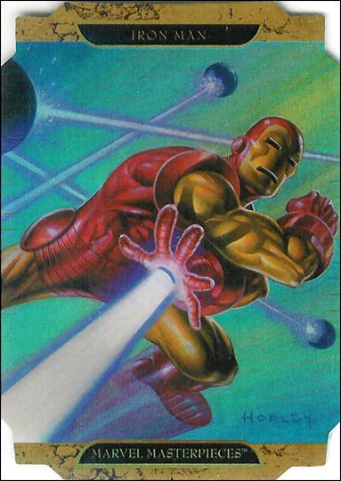 2008 Marvel Masterpieces: Series 2 (Movie Die-Cut Subset) card IRON MAN A Iron Man