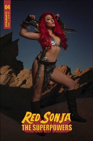 Red Sonja: The Superpowers issue 4-H Cosplay Photo Cover