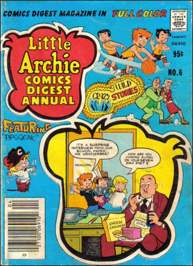 Little Archie Comics Digest Magazine issue 6 Digest Sized