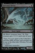 Magic the Gathering: Premium Deck Series: Slivers (Base Set) card 17 Spectral Sliver