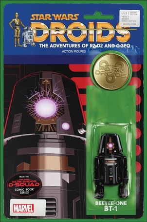 Star Wars: Dark Droids - D-Squad issue 3-B John Tyler Christopher Action Figure Cover