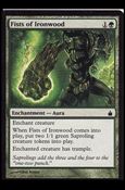 Magic the Gathering: Ravnica (Base Set)  card 164 Fists of Ironwood