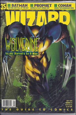 Wizard: The Guide to Comics issue 35-B Polybagged Mark Texeira Wolverine Cover