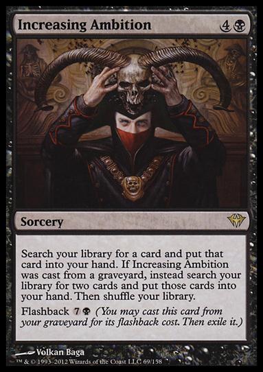 Magic the Gathering: Dark Ascension (Base Set) card 69 Increasing Ambition