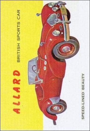 World on Wheels (Base Set) card 106 Allard Sports Car