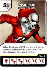 DC Comics Dice Masters Justice League  card 116 Deadman - Embracing Life