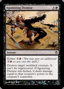 Magic the Gathering: Duel Decks: Ajani vs. Nicol Bolas card 66 Agonizing Demise