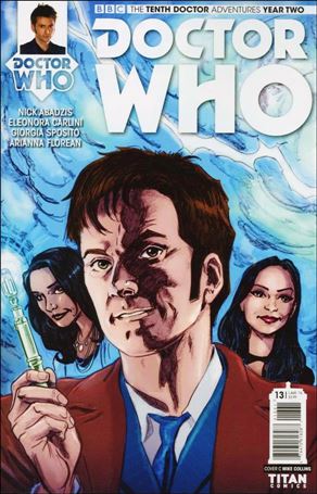 Doctor Who: The Tenth Doctor Year Two issue 13-C Mike Collins Connecting Cover