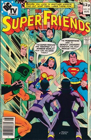 Super Friends (1976) issue 23-C UK Price Cover