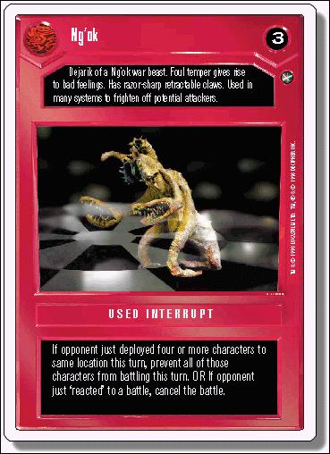Star Wars: A New Hope Revised (Base Set) card 57 Ng'ok